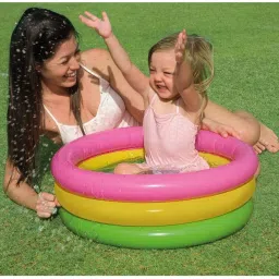Intex Inflatable Baby Pool / Baby Bath Tub 2 Feet Free-standing Bathtub-15