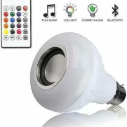 SACRO AT_815A_BLUETOOTH LIGHT BULB SMART LED MUSIC PLAY BULB WITH 24KEY REMOTE CONTROL Smart Bulb image 4