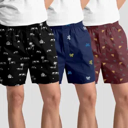 tapasya fashion Pack of 3 Printed Men Boxer-picture-42