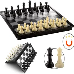Strong Folding 100% Standard Materials and Smooth Surface Magnetic Chess Board 24.13 cm Chess Board-40