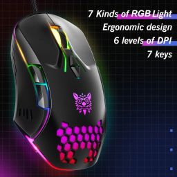 Onikuma CW902 Wired Ambidextrous OpticalGaming Mouse image 2