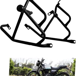 RS Heavy Quality Safety Leg Crash Guard for RE Himalayan Scram411 All Model-image-4