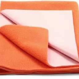 Polyester Baby Bed Protecting Mat (Orange, Medium)-image-22
