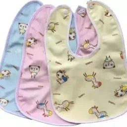 Water Resistant-Premium Super Soft Cotton Daily Use bibs-Multi-3