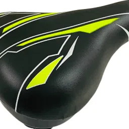 Bicycle Saddle/Seat Cycle Suspension Springs PU Form Mountain Bikes Black-Green Saddle-45