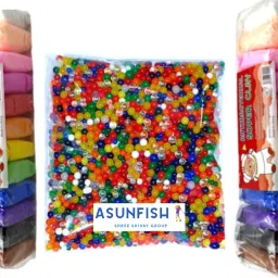 Clay Kit - 24 Colors Air Dry & 3000 Pcs Water balls, Safe & Non-Toxic, Gift-picture-17