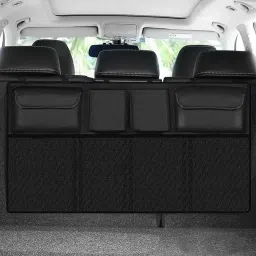 Car Back Seat Organizer with 8 Large Storage Bag Trunk Organizer-image-19