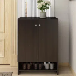 crystal furnitech Smarto Shoe Cabinet in Dark Wallnut Finish-picture-8