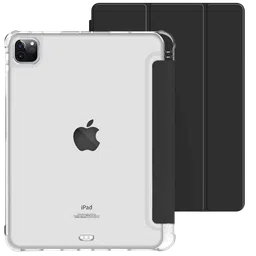 Croma Three Fold Smart Cover for Apple iPad Pro 13 Inch (Shockproof Design, Black)-16