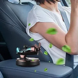 partizano Solar Air Freshener For Car Airplane Dashboard Ornament Rotating Scent Multicol Diffuser image 4