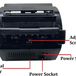 Security Store Note/cash/Money/Currency Counting Machine With Fake Note Detection Model -Black Cruze Note Counting Machine image 5