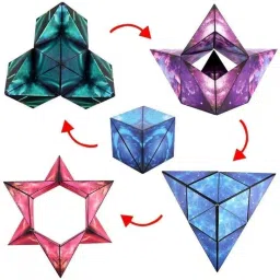 kiti kittz 3D Magic Cube Puzzle Toy Speedy Stress Buster Brainstorming Puzzle Cube image 4