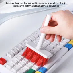 Sarjak Keyboard Cleaner, 5 in 1 Keyboard Cleaning Brush Kit Soft Brush for Computers, Laptops image 4