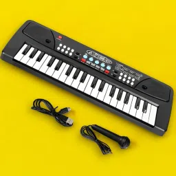 H209(37 Keys )Piano Toy with Microphone, USB Power Cable & Sound Recording Best Birthday Gift for Boys and Girls Musical Instruments Analog Portable Keyboard-picture-14
