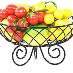 Metal Fruit Bowl Tabletop Fruit Basket Wire Fruit Vegetable Miscellaneous Food Iron Fruit & Vegetable Basket-image-76