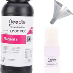 Needle 500 gms Ep 001/003 for L3110 L3150 L3250 L3252 L3115 L3116 L3101 Printers Magenta Ink Bottle-image-98