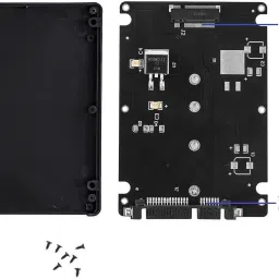 Tobo M.2 to 2.5 inch SATA Enclosure,M.2 SSD to 2.5 inch SATA Adapter with case DDR2 10 GB NVIDIA Chipset 500 bit 3 MHz Graphics Card image 3