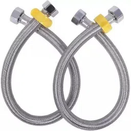 PRIME Angle with 24 Inch Connection Pipe for bathroom, and washbasin Hose Pipe-picture-25