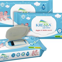 Gentle Baby Wipes With Aloevera Extracts 72 Wipes Pack of 3-image-55