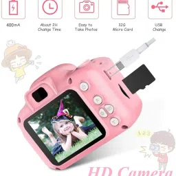 AVOIHS Gift toys High Pixel HD Recording Selfie Timer Photography Gift Kids Girls Boys Toy Camera Sports and Action Camera-19