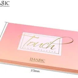 Touch Blush Palette (6) Colors Professional Cheek Blush 42.8 g-15