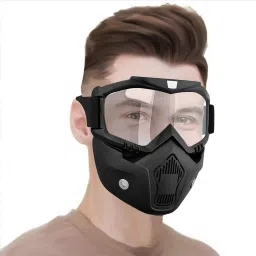 Safety Goggle Face Mask with Soft Foam Padded & Mouth Filter for Biking,cycling, Biking,cycling,Helmet goggles, Power Tool, Off Road Racing , goggle mask, Blowtorch, Laboratory, Power Tool, Wood-working Safety Goggle-picture-30