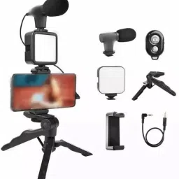 IMMUTABLE VIDEO MAKER KIT WITH MICROPHONE FOR VIDEO hjk42 Tripod image 4