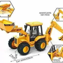 sr toys 2 in 1 Multi functional Construction Trucks JCB for Kids image 2