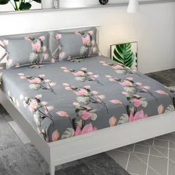 300 TC Cotton Double Printed Flat Bedsheet-image-97