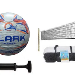orange mashine CL2 volleyball size 4 with net and pump Volleyball - Size: 4-10