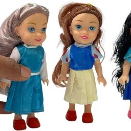 Realistic Three Sister Dolls with Fancy Dress & Movable Body Parts for Kids|124-image-79