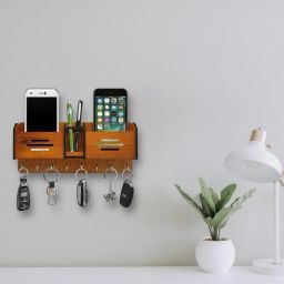 capio art GEOMETRIC multipurpose design Wood Key Holder image 4
