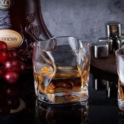 Whiskey Glass, Stylish Timeless Design ,Durable Glass Cocktail Tumbler Glass Whisky Glass-image-53