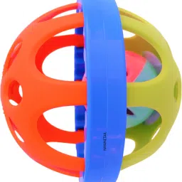Biggie Rattle Ball Toy Safe and Non-Toxic Sensory Baby Teething Teether-10
