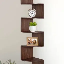 Wooden Wall Mount Corner Wall Stand Wooden Wall Shelf-image-62
