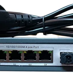 HANUTECH Unmanaged PoE Switch 4 Port,1000M 4FE PoE+2FX 1.25G SFP Ports 6 Ports 1000 Mbps Network Switch-15