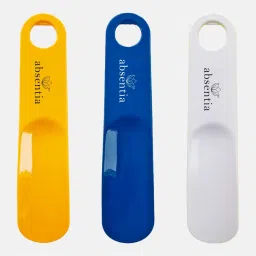 ABSENTIA SHOE HORN, Pack of 3 (BLUE+WHITE+YELLOW) - FOR ALL FOOTWARES / TRAVEL FRIENDLY Shoe Tree-image-27