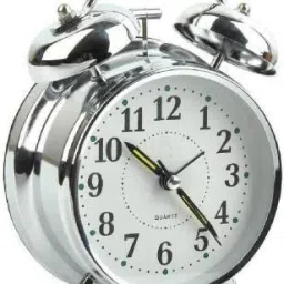 regime Analog Silver Clock image 3