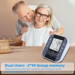 Balson Digital Fully Automatic BP Monitor with Talking Intelligence, Glucometer for testing Blood sugar levels, Pulse Oximeter with Oxygen Saturation Monitor I Bp Monitor image 5
