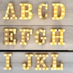 satyam kraft Alphabets table lamp94 Table Lamp image 2