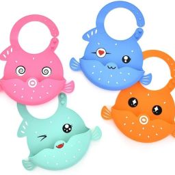 Bib 21st Century Waterproof Silicone Bib for feeding infants and toddlers-image-40