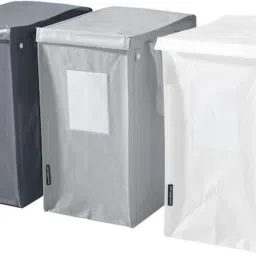 DIMPA Waste Sorting Bag, White/Dark Grey/Light Grey,22x35x45 cm/35 l Pack of 3 Grocery Bags-image-14