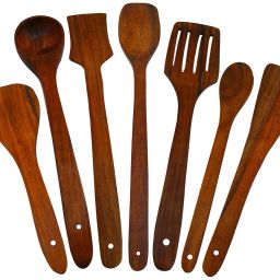 Wood Cooking Spoon, Serving Spoon Set-image-17