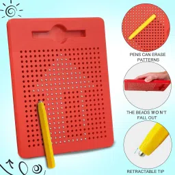 happy bive Magnetic Board for Creative Drawing, Reusable Erasable Writing Pad for Kids|H53 image 3