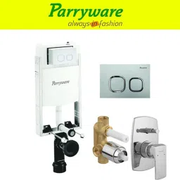 Half Frame Concealed Cistern, with divater body upper Euclid set of 1 pic 378 Dual Flush Tank-image-94