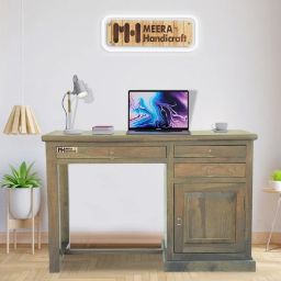 Sheesham Wood Solid Wood Computer Desk-image-17