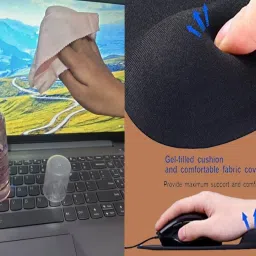 ANJO USB Keyboard-LED Mouse-Wrist Support Pad-3.0 Hub-Cleaner & Cloth-OTG M&C 2in1 Combo Set Designed for Gaming image 5