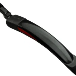 shrenik Bicycle Fender Cycle Tape Mudguard MTB Mountain Senior Bikes Color Black-Red Clip-on Front & Rear Fender image 3
