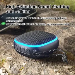 XVEP Wireless Louder Speaker High Quality mulitiple Colorful LED light Shower[XA1] 5 W Bluetooth Laptop/Desktop Speaker image 2