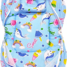 first vision Cotton Kids Washable Baby Mosquito Net with Soft Pillow Mosquito Net image 4